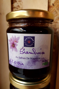 Gelée de framboise safranée