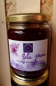 Gelée de prune safranée